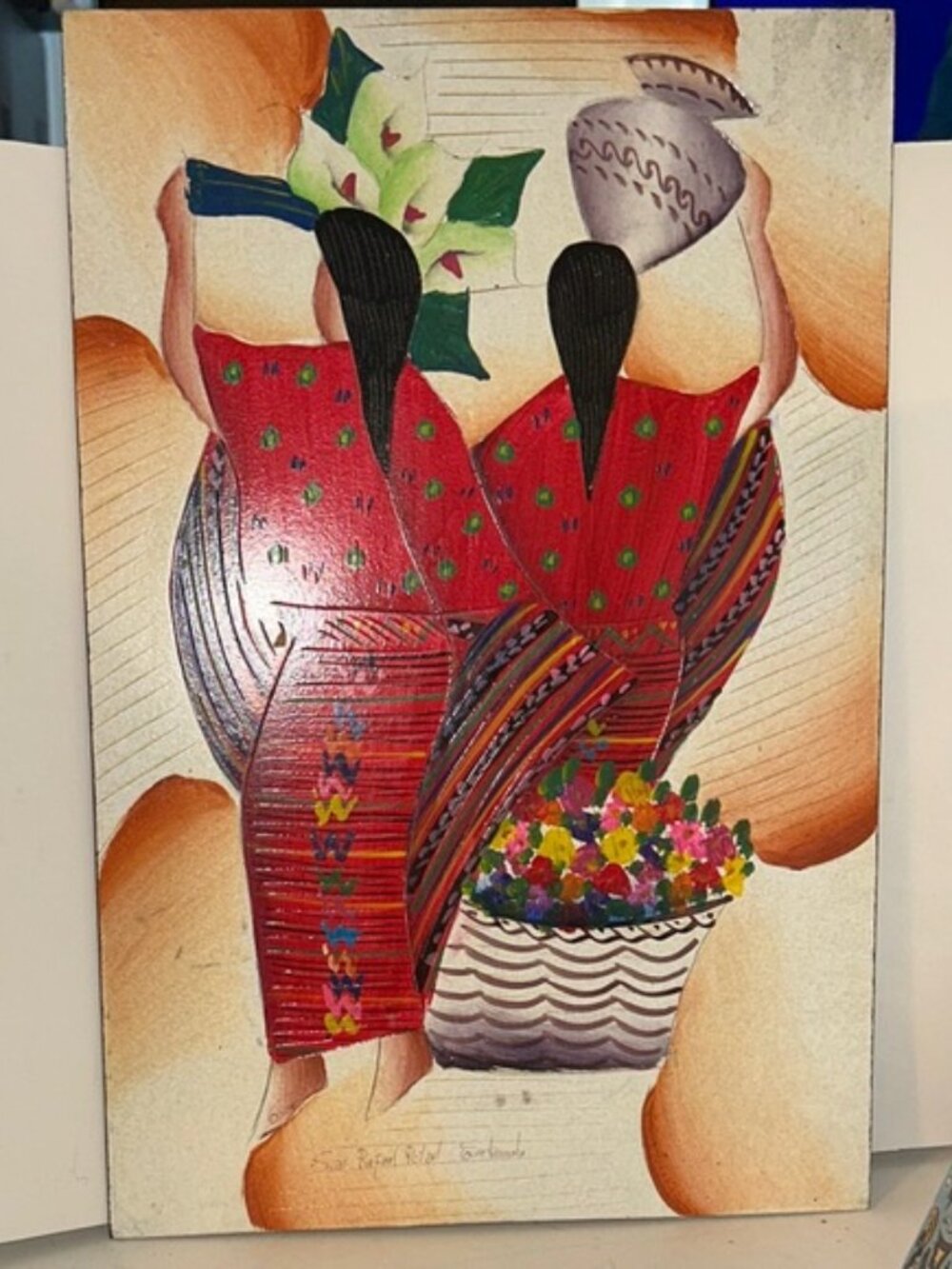 Colorful Folk Art Painting